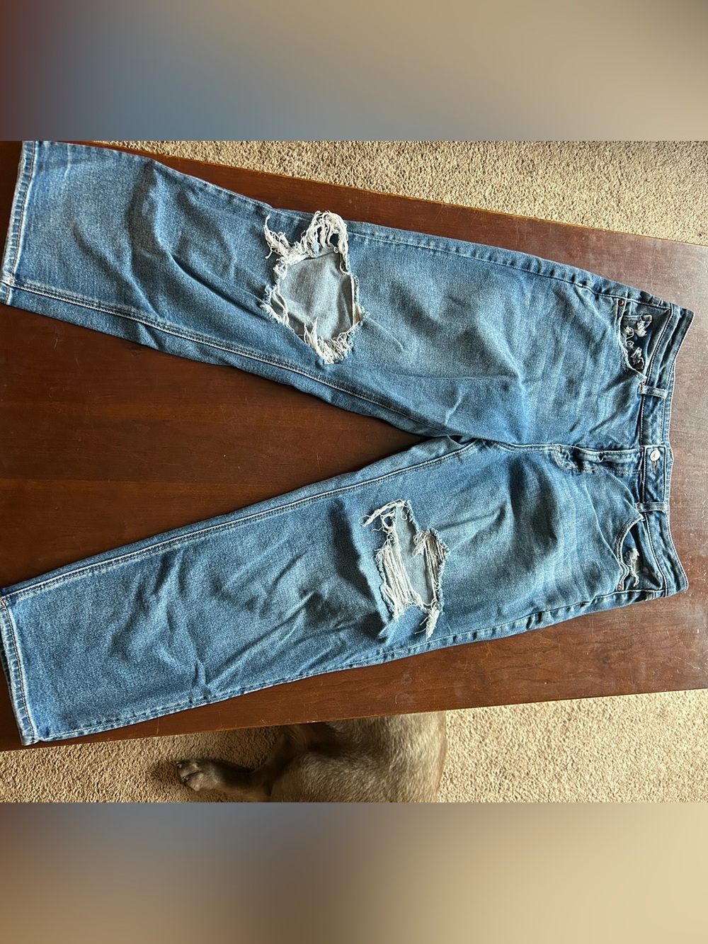Women’s American Eagle Distressed Blue Jeans